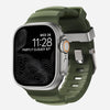 Rocky Point Band for Apple Watch - Side View Highlighting Waterproof and Ventilation Features